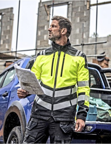 REG-TRA760-Hi-Vis X-Pro 3 Layer Softshell Jacket (Class 2)